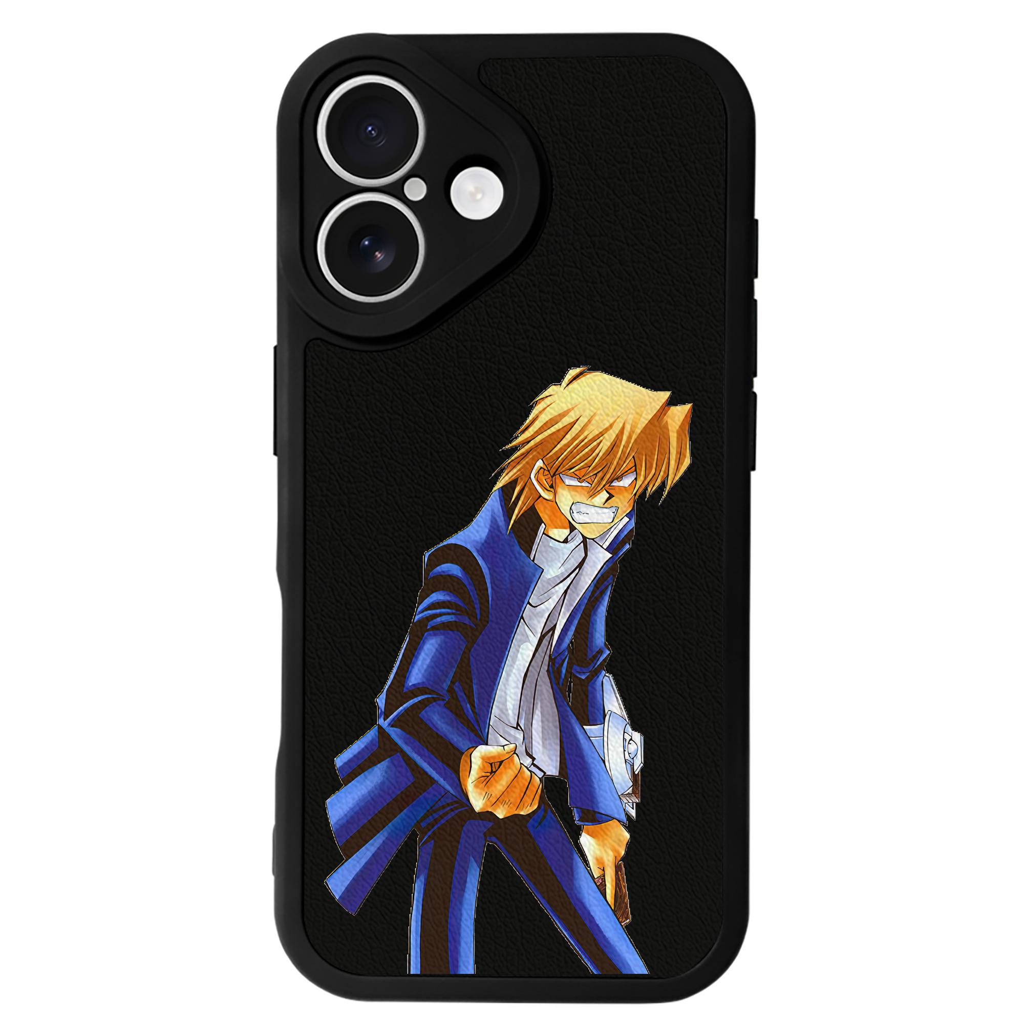 遊☆戯☆王 Yu-Gi-Oh! 【iPhone 16シリーズ対応】シリコンスマホケース（レザー調） 材質：シリコン
